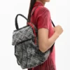 Small Denim Zigzag Backpack