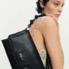 Small Embroidered Flap Bag