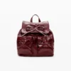 Small Shiny Backpack Bow