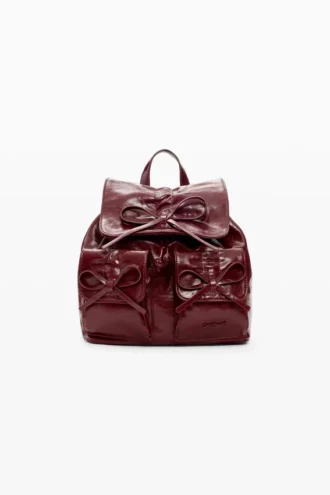 Small Shiny Backpack Bow
