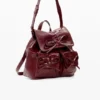 Small Shiny Backpack Bow