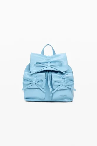 Small Shiny Bow Backpack