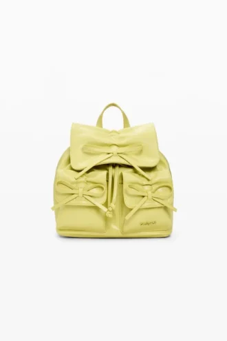 Small Shiny Bow Backpack