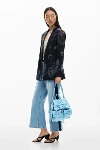 Small Shiny Bow Backpack
