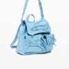 Small Shiny Bow Backpack