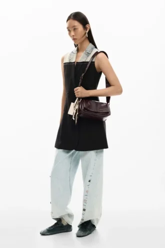 Small Shiny Crossbody Bag