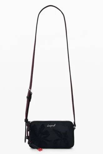 Small Textured Crossbody Wallet