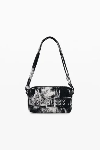Small Textured Crossbody Wallet
