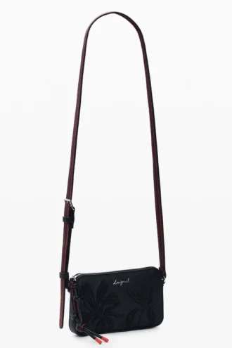 Small Textured Crossbody Wallet