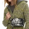 Small Textured Crossbody Wallet