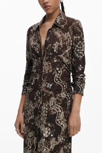 Snake Shirt Dress