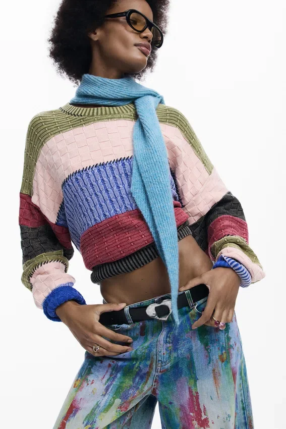 Stitch Knit Sweater Stitch Knit Sweater