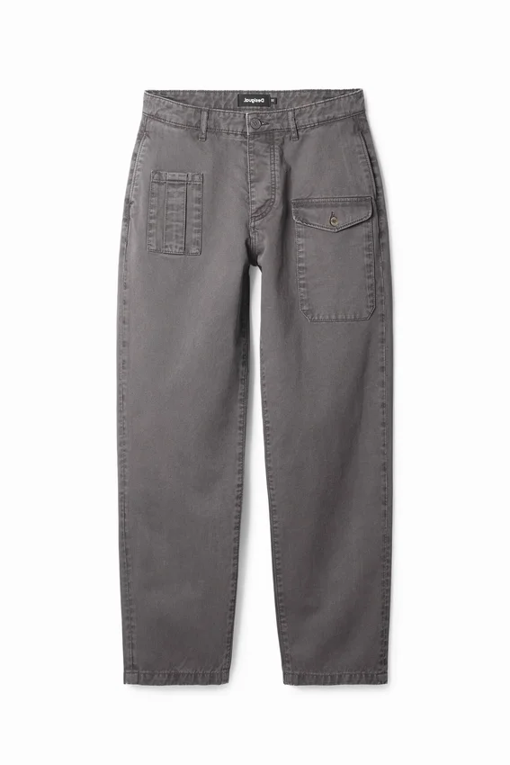 Straight Cargo Trousers Straight Cargo Trousers