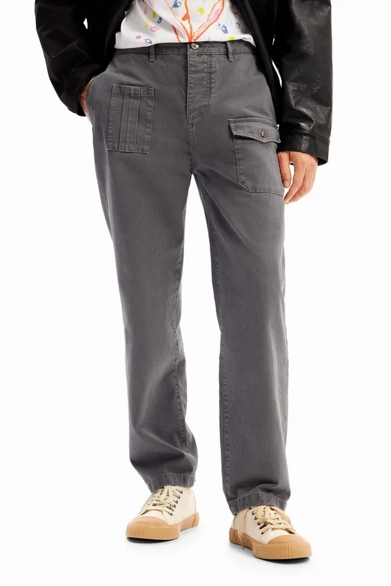 Straight Cargo Trousers Straight Cargo Trousers