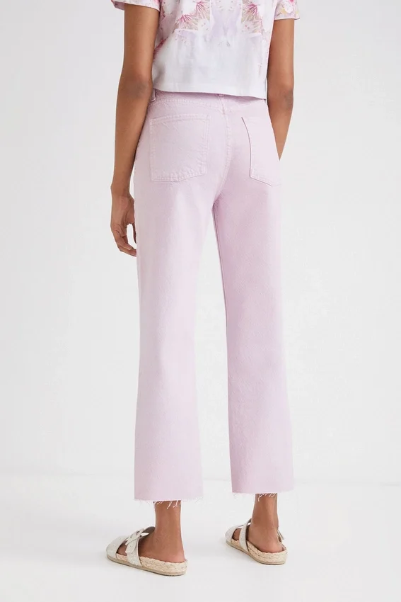 Straight Cropped Jeans Straight Cropped Jeans