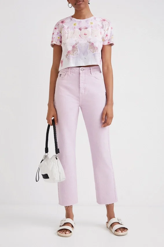 Straight Cropped Jeans Straight Cropped Jeans