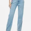 Straight Floral Jeans