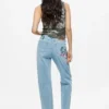 Straight Floral Jeans