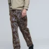 Straight Textured Trousers Straight Textured Trousers