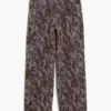 Straight Textured Trousers Straight Textured Trousers