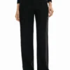 Straight Trousers Pockets