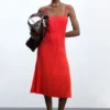 Strappy Dress 100% Cotton