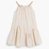 Strappy Dress with Pompoms