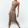 Strappy Fringe Dress Strappy Fringe Dress