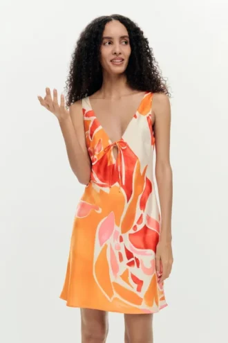Strappy Petal Dress