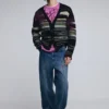 Striped Cardigan Sweater Striped Cardigan Sweater