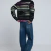 Striped Cardigan Sweater Striped Cardigan Sweater