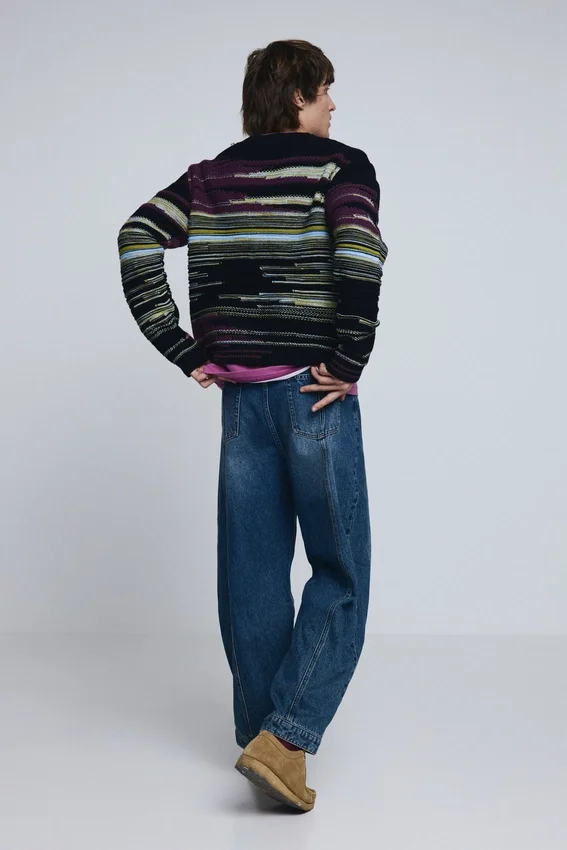 Striped Cardigan Sweater Striped Cardigan Sweater