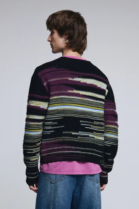 Striped Cardigan Sweater Striped Cardigan Sweater