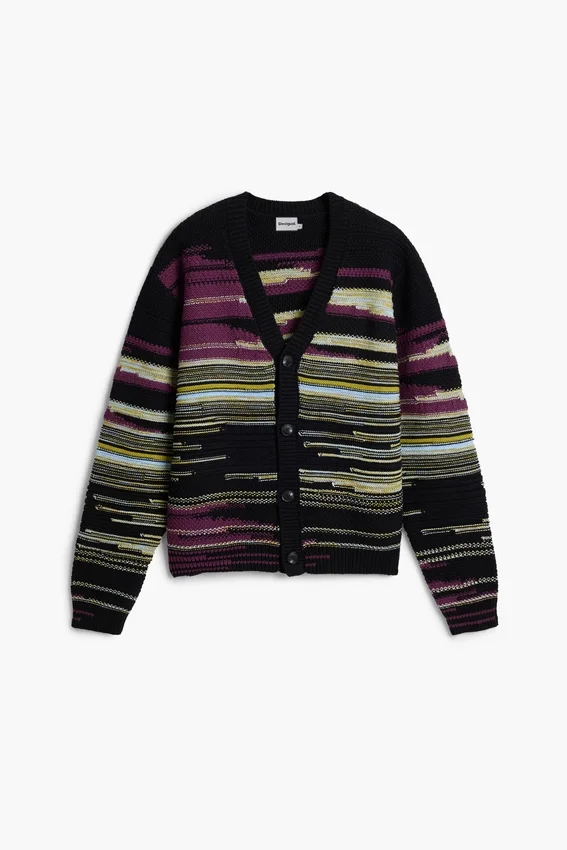 Striped Cardigan Sweater Striped Cardigan Sweater