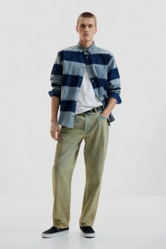 Striped Denim Shirt