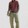 Striped Knit T-Shirt