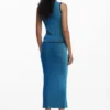 Striped Midi Pencil Skirt Striped Midi Pencil Skirt