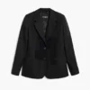 Striped Patch Blazer