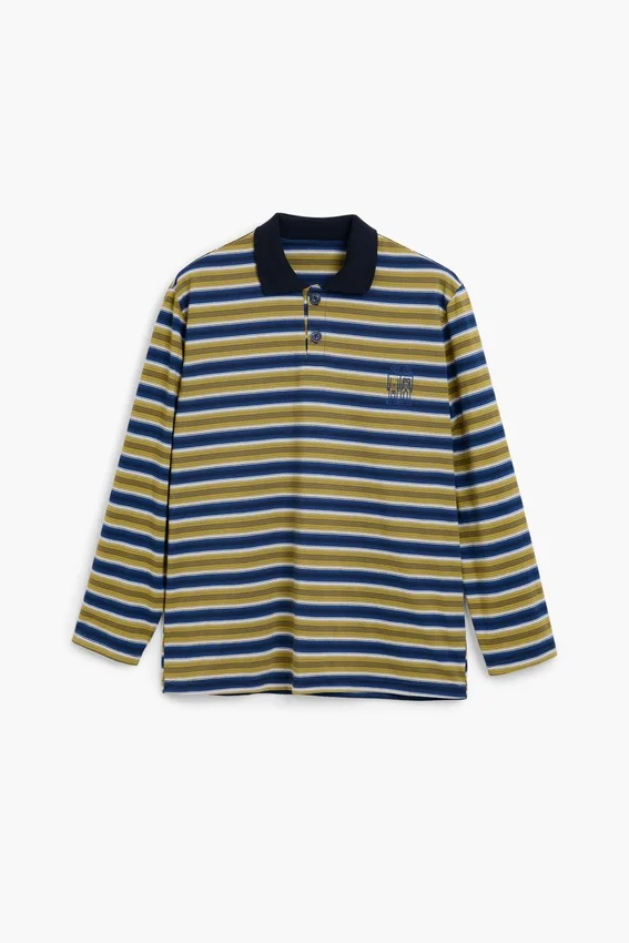 Striped Polo T-Shirt Striped Polo T-Shirt
