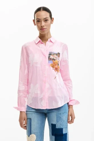 Striped Postcard Shirt