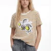 Striped Print T-Shirt Striped Print T-Shirt