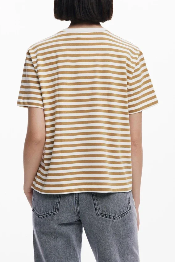 Striped Print T-Shirt Striped Print T-Shirt