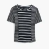 Striped Short-Sleeve T-Shirt Striped Short-Sleeve T-Shirt