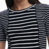 Striped Short-Sleeve T-Shirt Striped Short-Sleeve T-Shirt