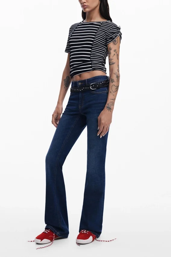 Striped Short-Sleeve T-Shirt Striped Short-Sleeve T-Shirt
