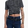 Striped Short-Sleeve T-Shirt Striped Short-Sleeve T-Shirt