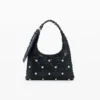 Studded Faux Leather Bag