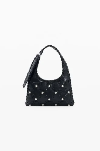 Studded Faux Leather Bag
