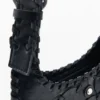Studded Faux Leather Bag