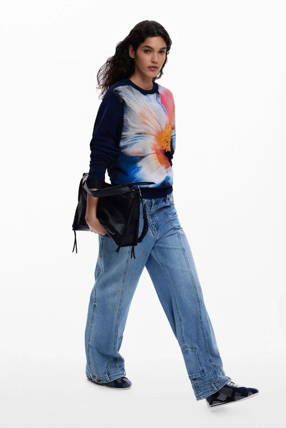 Sweatshirt Big Flower Sweatshirt Big Flower